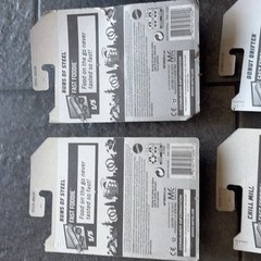 Hot Wheels Fast Foodie Lot 6 Buns Steel Donut Drifter Street Weiner Chill Mill