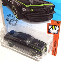Hot Wheels 2020 Muscle Mania #210 ’69 Ford Mustang Boss 302 RTR Vaughn Gittin Jr