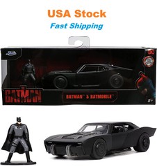 2022 “The Batman” Batmobile w Batman Figure Diecast Jada Diecast Car 5.25″ 1:32