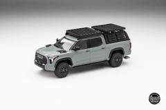 DiecastTalk Exclusive 1/64 Toyota Tundra TRD PRO Lunar Rock with accessories