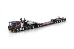 Scania P low CP20 10×4 lowloader trailer van Dieren WSI truck models 1:50