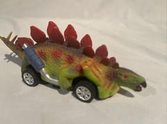 Dinobros Dinosaur Go-Kart Pull Back and go Plastic Toy Cars Lot 0f 6