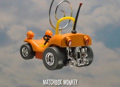Hanna Barbara Speed Buggy Custom Christmas Ornament 1/64 Adorno Cartoon ATV Dune
