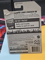 2021 Hot Wheels HW Hot Trucks #7/10 Toyota Land Cruiser 80 Gray #226/250