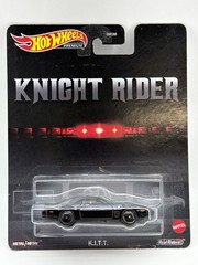 Hot Wheels Premium Knight Rider K.I.T.T. 1:64 Die Cast Model Car Black Metal
