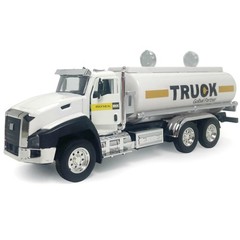 1:50 Alloy+Plastic Construction Tanker Trailer Truck Model Toy Diecast For Kids.