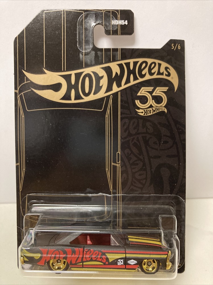 2022 HOT WHEELS PEARL AND CHROME #5/6 BLACK GOLD ‘66 CHEVY NOVA