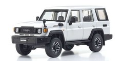 Kyosho 1/43 Toyota Land Cruiser 70 White II Diecast Model Car KS03928W Japan