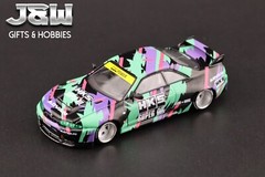 Kaido House x Mini GT Nissan GT-R (R33) HKS V1 KHMG129 1/64