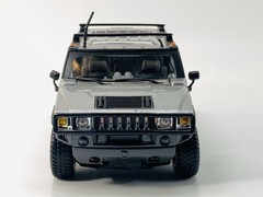 Hummer H2 Diecast SUV 1:27 Scale Gray | Maisto | New Open Box | No Box