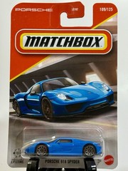 Matchbox 1-75 2014 Porsche 918 Spyder 1:64 Diecast W/Case