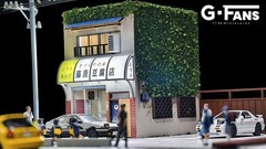 G-Fans Diorama 1:64 Garage Model Diecast LED Lighting Model Car Display Case US