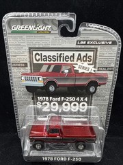 GreenLight 1978 Ford F-250 Red CLASSIFIED ADS LBE EXCLUSIVE