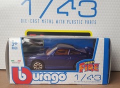 BBurago PORSHE 911 CARRERA 1/43 1:43 Street Fire Italian Design