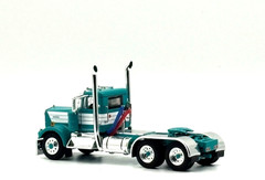 DCP 1/64 Kenworth W900A Day Cab w Dual 22ft End Dump Trailers 60-2291