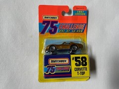 Matchbox #58 Corvette T-Top – Sealed Package – Rare GOLD version