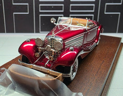 Liberty 1:64 Mercedes 500K Red Metallic/Brown VERY NICE! LOOK!