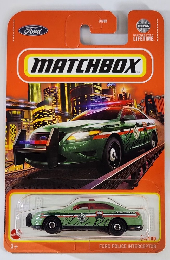 2024 Matchbox Ford Police Interceptor Taurus Sho Forest Ranger Fire Rescue