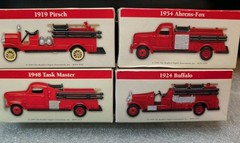 1999 Fire Truck Diecast 1954 Ahrens-fox 1919 Pirsch1948 Task Master1924 Buffalo.