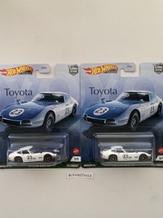 NEW 2x Hot Wheels Premium Car Culture TOYOTA Toyota 2000gt GRJ98 White 🔥