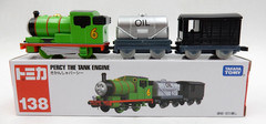 TOMICA 138 PERCY THE TANK ENGINE TAKARA TOMY DIECAST TRAIN & ORIG. BOX EXCELLENT