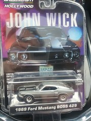 GREENLIGHT 44780E 1:64 1969 FORD MUSTANG BOSS 429 JOHN WICK MOVIE (2014)