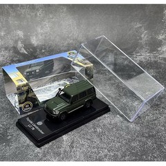 PARA64 1/64 Scale Land Cruiser LC76 Green Diecast Car Model Toy Gift