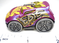 2018 HOT WHEELS ROCKET BOX T EPIC PURPLE DIECAST 2 1/8″ CAR YELLOW BLACK SILVER