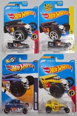 Hot Wheels Lot of 4 Bone Shaker – Daredevils Forza Motorsport Yellown, Racing