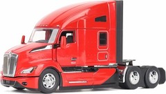 Kenworth T680 76in High Roof Sleeper Cab Tandem Tractor Red in 1:50 scale