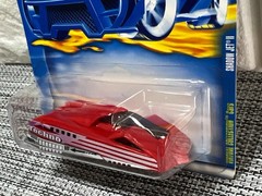 Hot Wheels Virtual Collection Cars Shadow Jet II 2000 Collector No. 153 Red