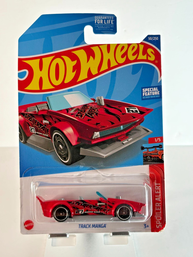 Hot Wheels Spoiler Alert 1/5 Track Manga 50/250 Special Feature Red