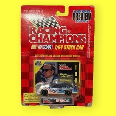 Racing Champions 1996 Preview Edition NASCAR #6 Mark Martin Die Cast Ford & Card
