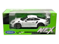 2016 Porsche 911 GT3 RS – White (NEX) Diecast 1:24 Scale Model – Welly 24080WH