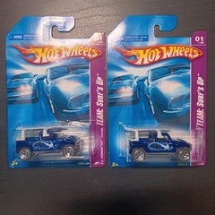2008 Hot Wheels Team Surf’s up Hummer H3t Concept [[Blue]] Lot Of 2 1:64 🌊🌊