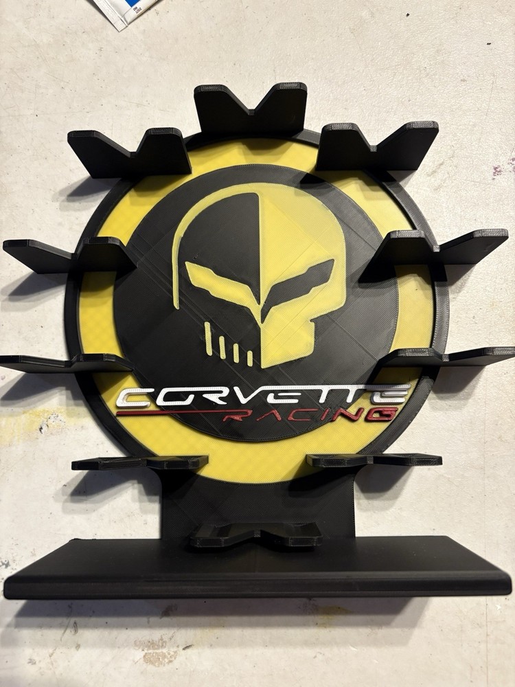 3d Printed Corvette Racing 1/64 Scale Diecast Display. Hotwheels Matchbox M2