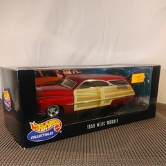 🔥Hot Wheels Collectibles 1/18 Scale Diecast 1950 Mercury Woody Wagon NIB Car