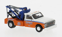 BREKINA 1968 CHEVROLET C-30 TOW TRUCK ORANGE / WHITE HO 1/87 PLASTIC