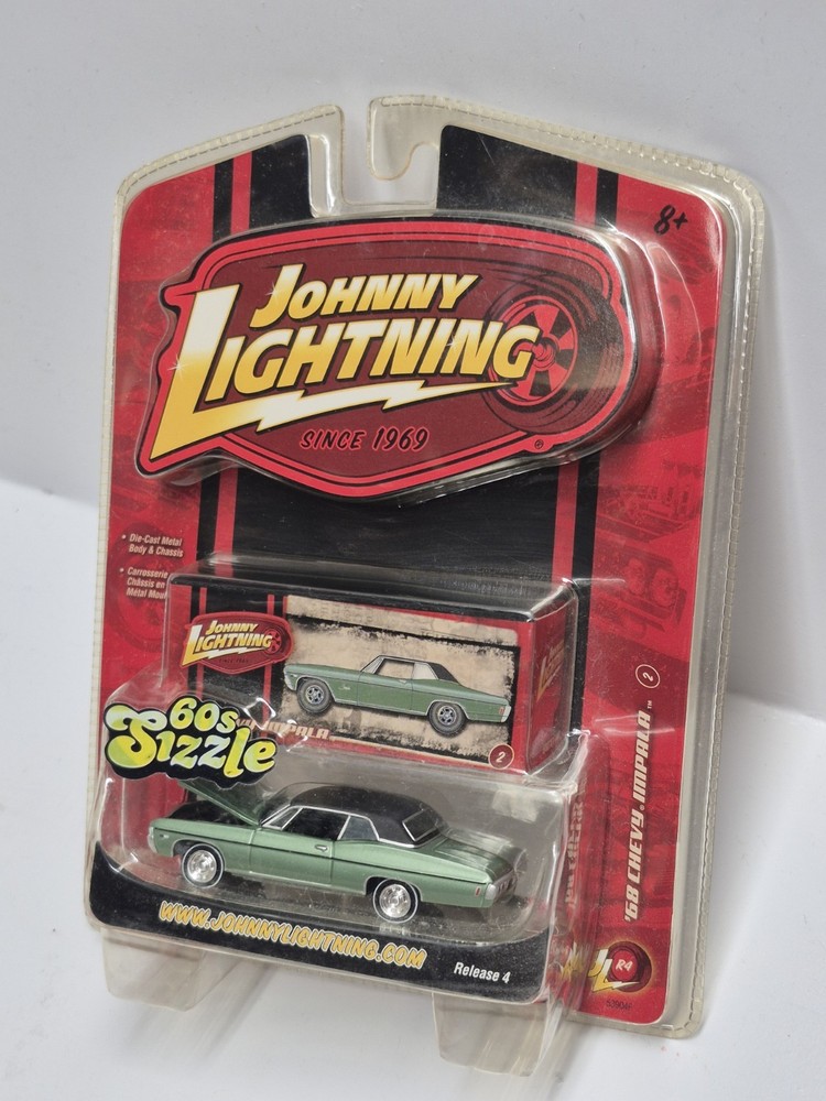 Johnny Lightning 60’s Sizzle ’68 Chevy Impala 1:64 Green