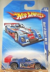 2010 Hot Wheels #154 HW Racing 8/10 RILEY & SCOTT MK III Blue Variation w/10 Sp