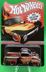2014 Hot Wheels RLC Collector Edition Custom ’56 Ford Truck In Protector