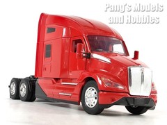 Kenworth T680 Sleeper Truck Cab 1/32 Scale Diecast Model – Newray – RED
