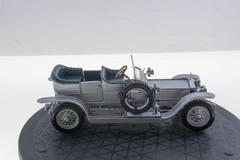 Franklin Mint 1907 Rolls Royce Silver Ghost In FM Display Case w/papers 1/24