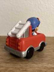 Cocomelon Tom Tom Red Fire Truck Vehicle 2020 Moonbug Jazwares 3.5” Plastic Toy