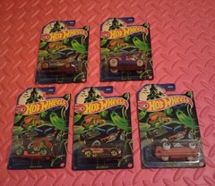 Hot Wheels Halloween Edition Complete Subset of Five 2025 DXT91 Series