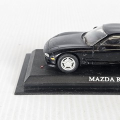 Del Prado Mazda RX7 61 Scale 1/43 Black Die-cast Turbo Sports Coupe Blister Pack