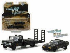 GREENLIGHT 1/64 29925 1972 FORD F-350 RAMP TRUCK 1973 FORD FALCON XB DIECAST CAR