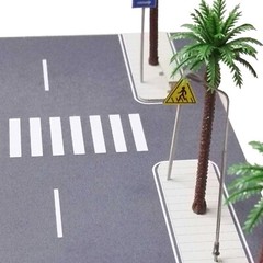 Diorama Car Parking Lot Model LED Lighting Street Road 1/64 Scene Display Model