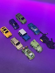 Vintage 2003-04 Playmates Speedeez Roller Ball Micro Mini Toy Cars mix lot of 9