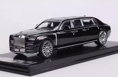 SmallCarArt 1/64 Rolls-Royce Phantom VIII Mansory Ewb Black Diecast-Collectible